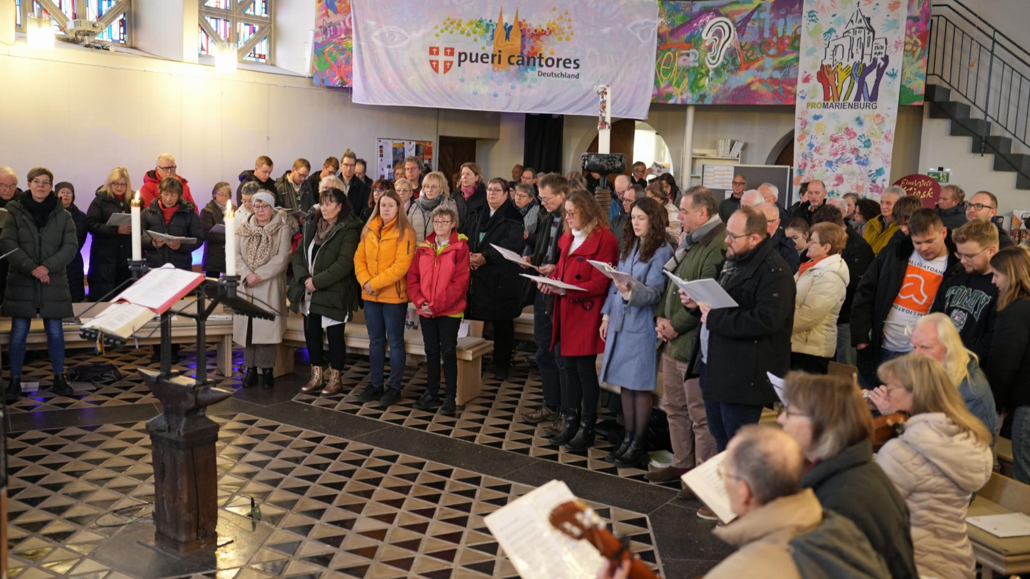Der Gottesdienst am 1. Advent in der Kirche der Marienburg bedeutete für viele ein emotionaler Abschied.