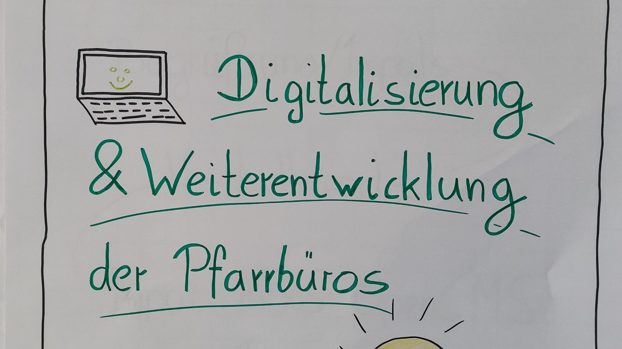 Plakat Treffen der Pfarrsekretärinnen