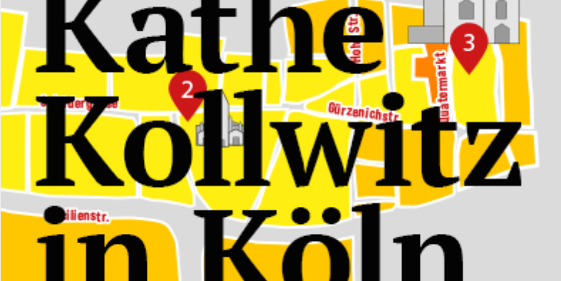 Screenshot Käthe Kollwitz Homepage