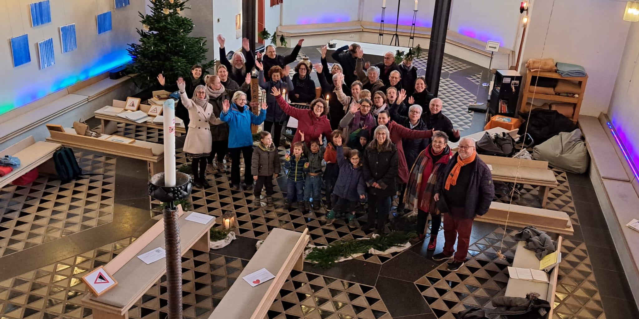 Weihnachtslieder-Singen auf der Marienburg