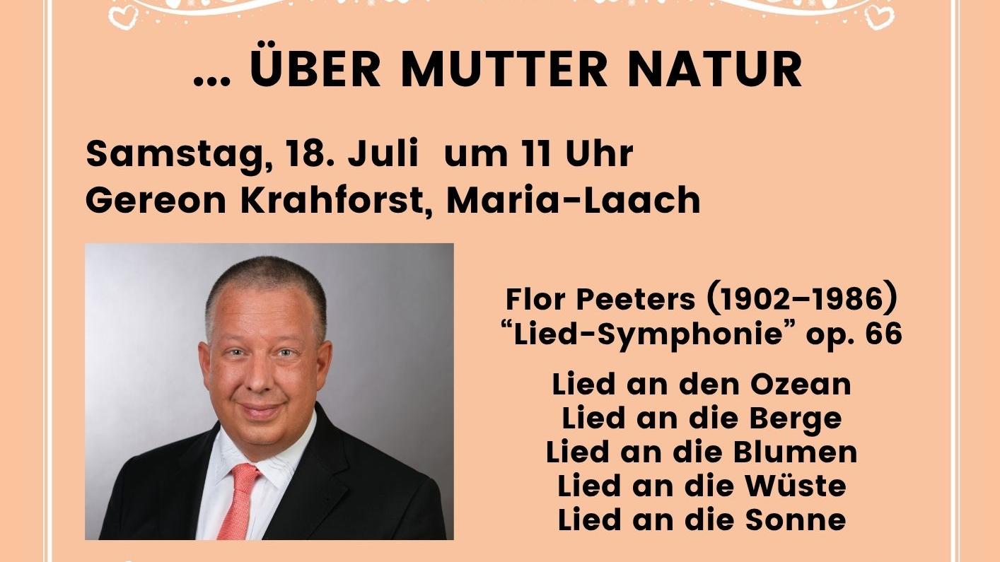 Orgelmatinée mit Gereon Krahforst